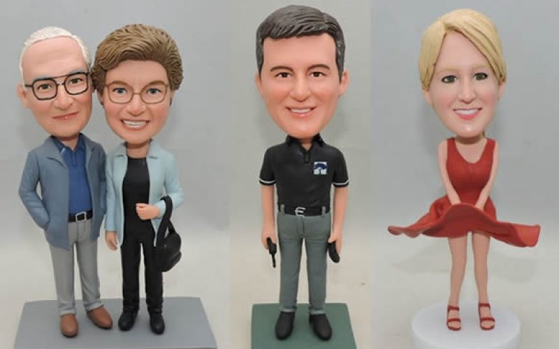 How should you consider custom bobbleheads when buying them?