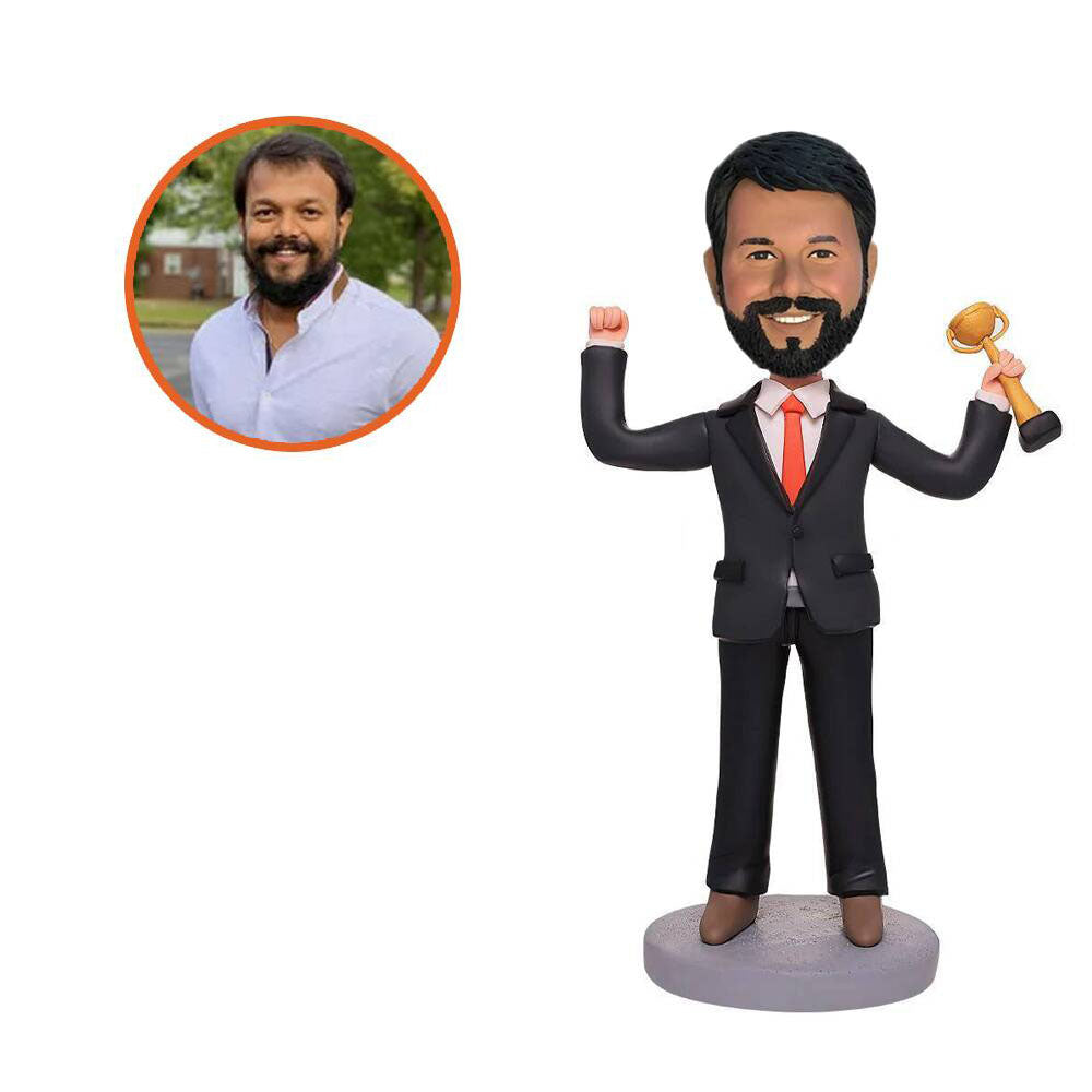 Champion Working Custom Bobblehead