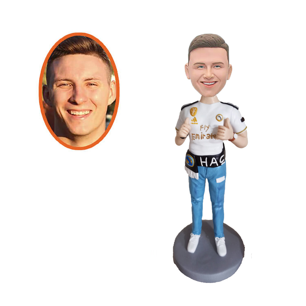 Custom Real Madrid Fans Bobblehead