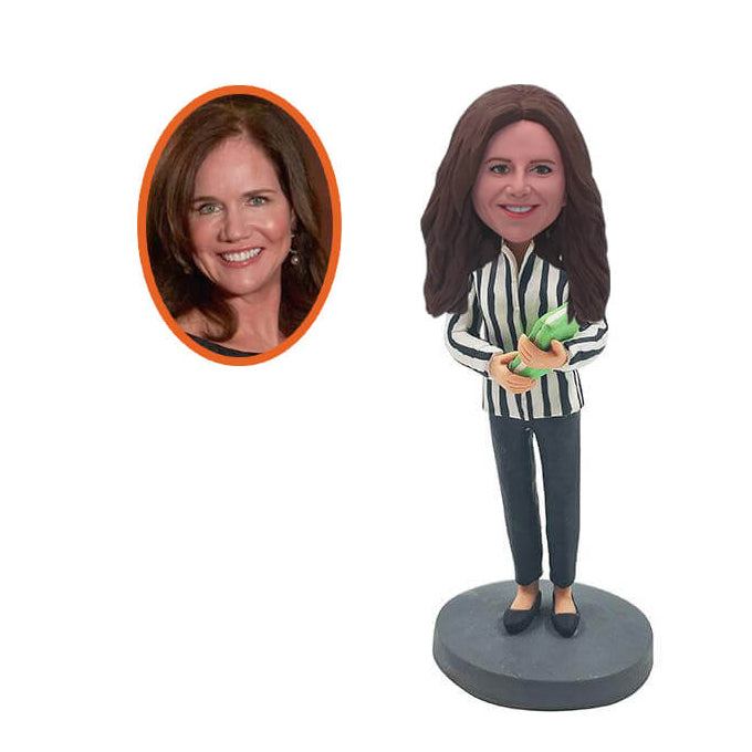 Female Teacher Custom Bobblehead