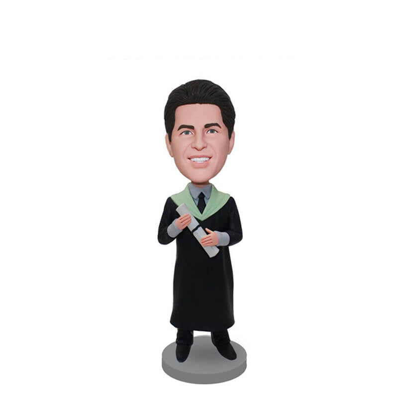 Man Graduation Custom Bobbleheads