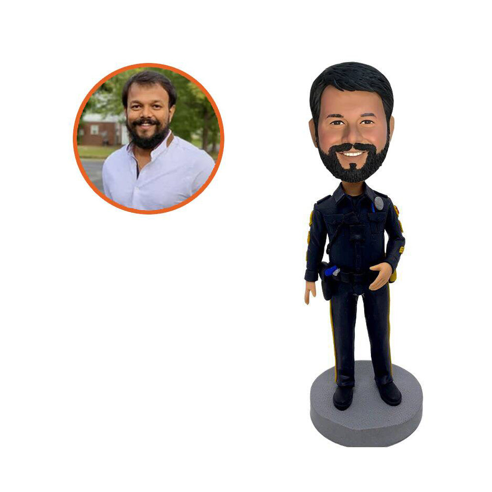 Policeman Personalized Bobblehead