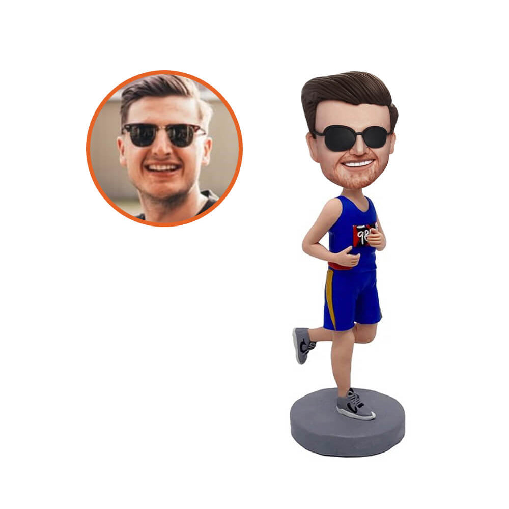 Running Style Man Custom Bobblehead