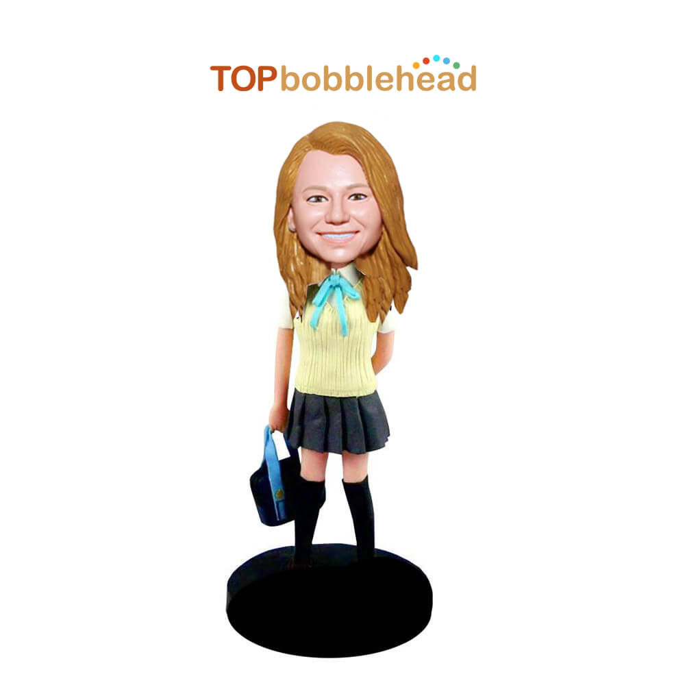 School Girl Students Custom Bobblehead