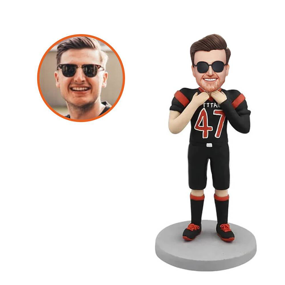 Man Football Custom Bobblehead